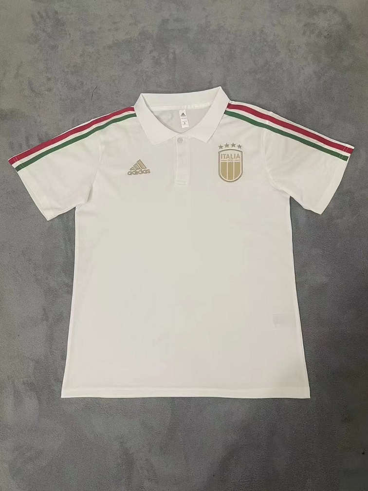 AAA Quality Italy 24/25 White Polo Shirts